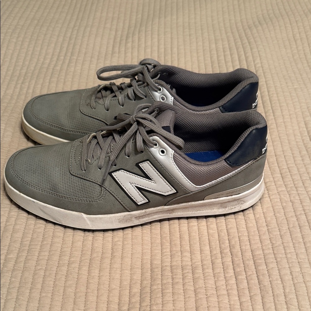 New Balance Men's Charcoal and Navy Golf Shoes